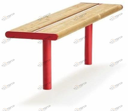 VESTRE Скамья из стали и дерева без спинки April sun-id-1382695