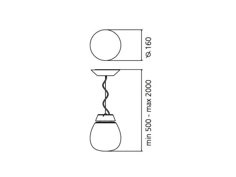 Выдувное стекло светодиодный подвесной светильник Artemide Empathia ARCH-00005988 - Вид №2