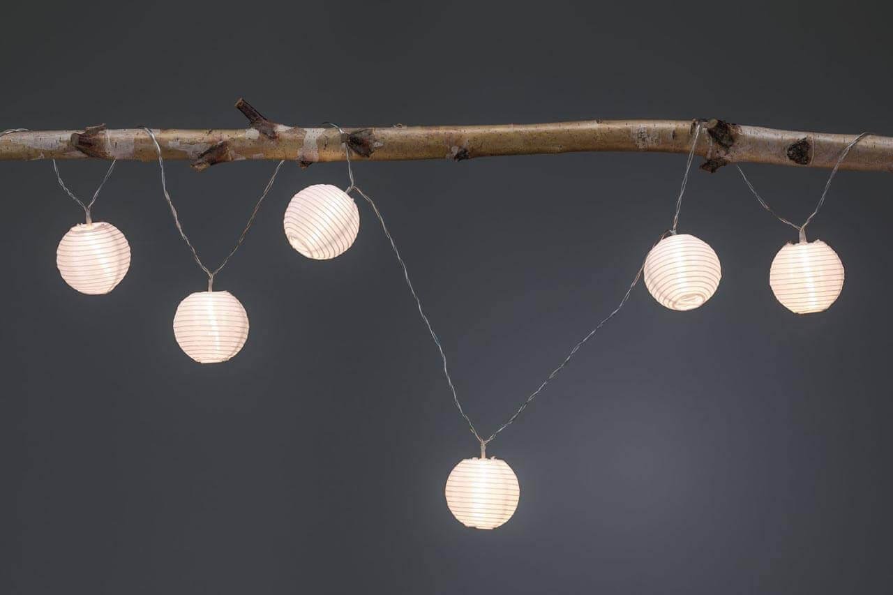 Гирлянда светодиодная со встроенным аккумулятором 360 м белая Lampion Chain 94166 PAULMANN ГИРЛЯНДА 00-3898867 Белый  - Вид №1