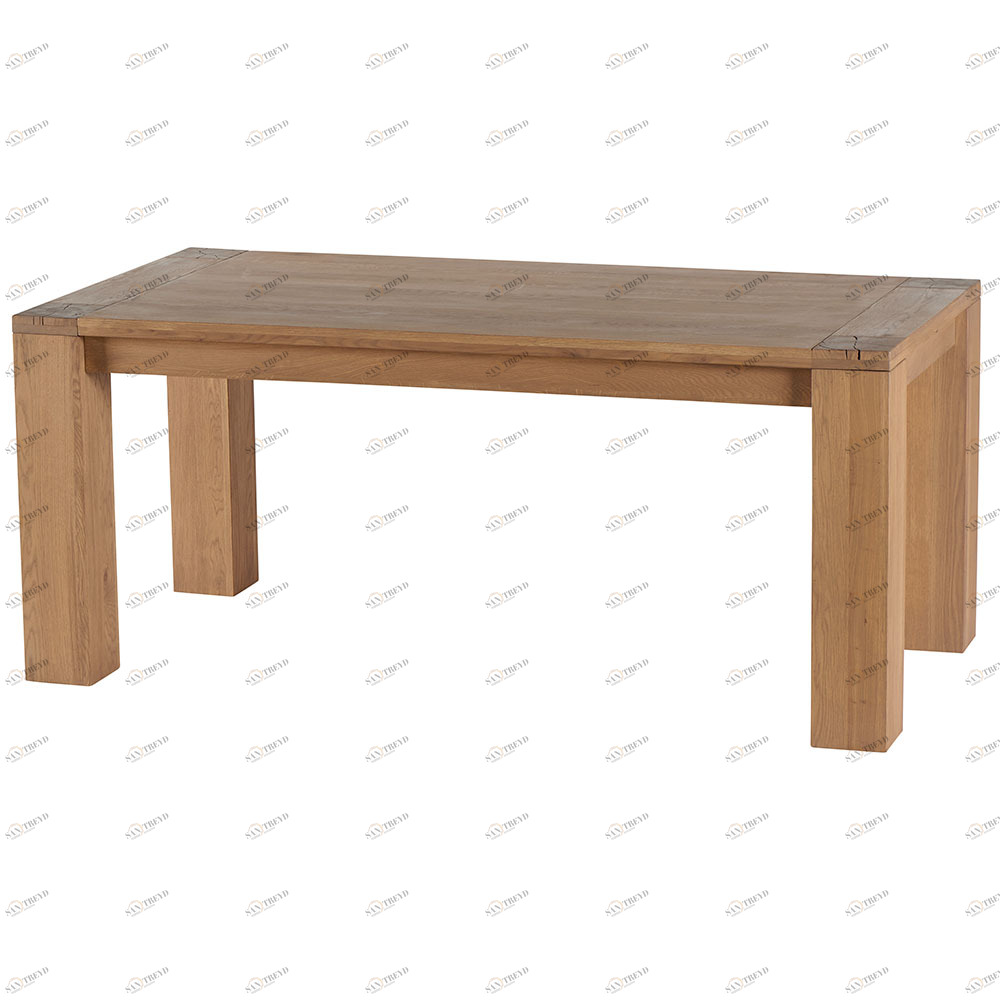 Обеденный стол деревянный 180 см дуб Woody VAVI WOODY 132619 Бежевый 