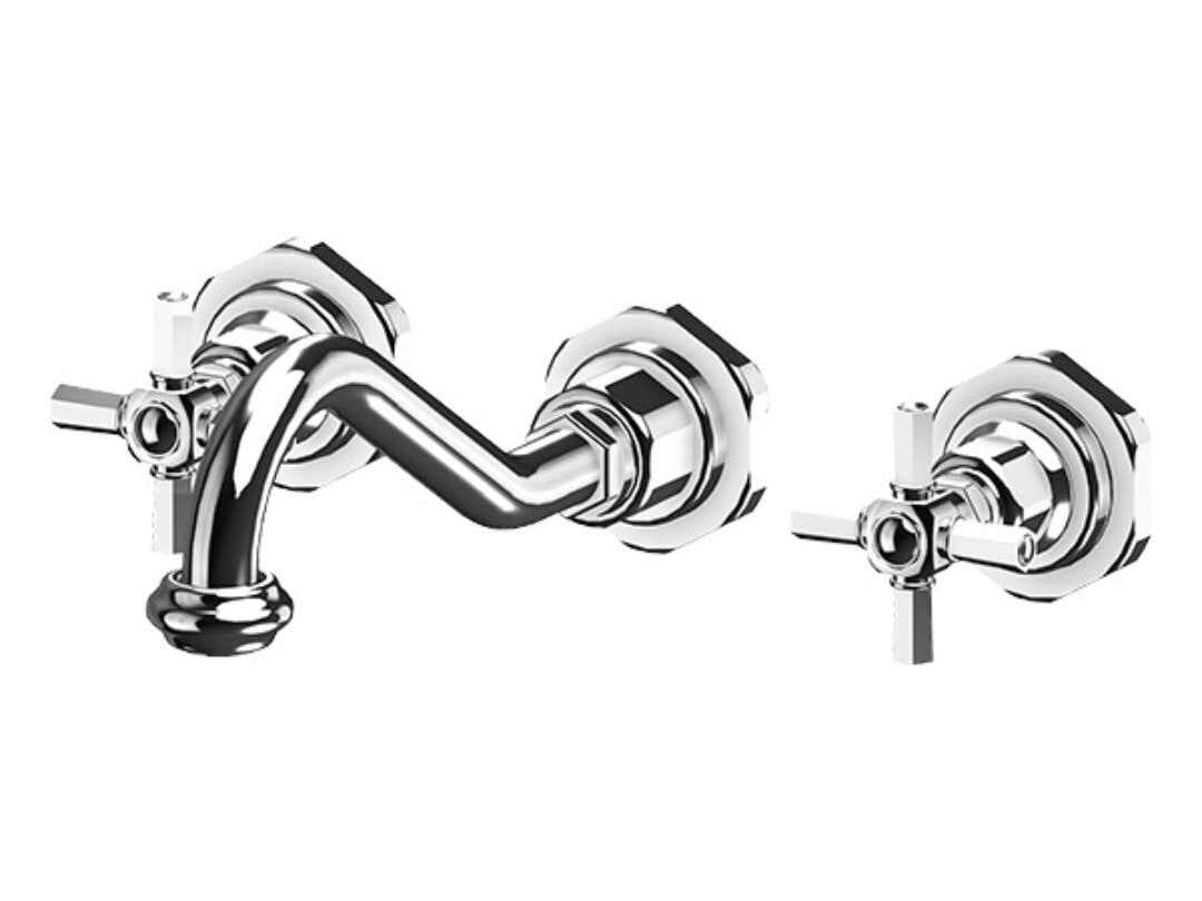 Настенный смеситель для раковины с отдельными розетками GATTONI TRD ARCH-00093714