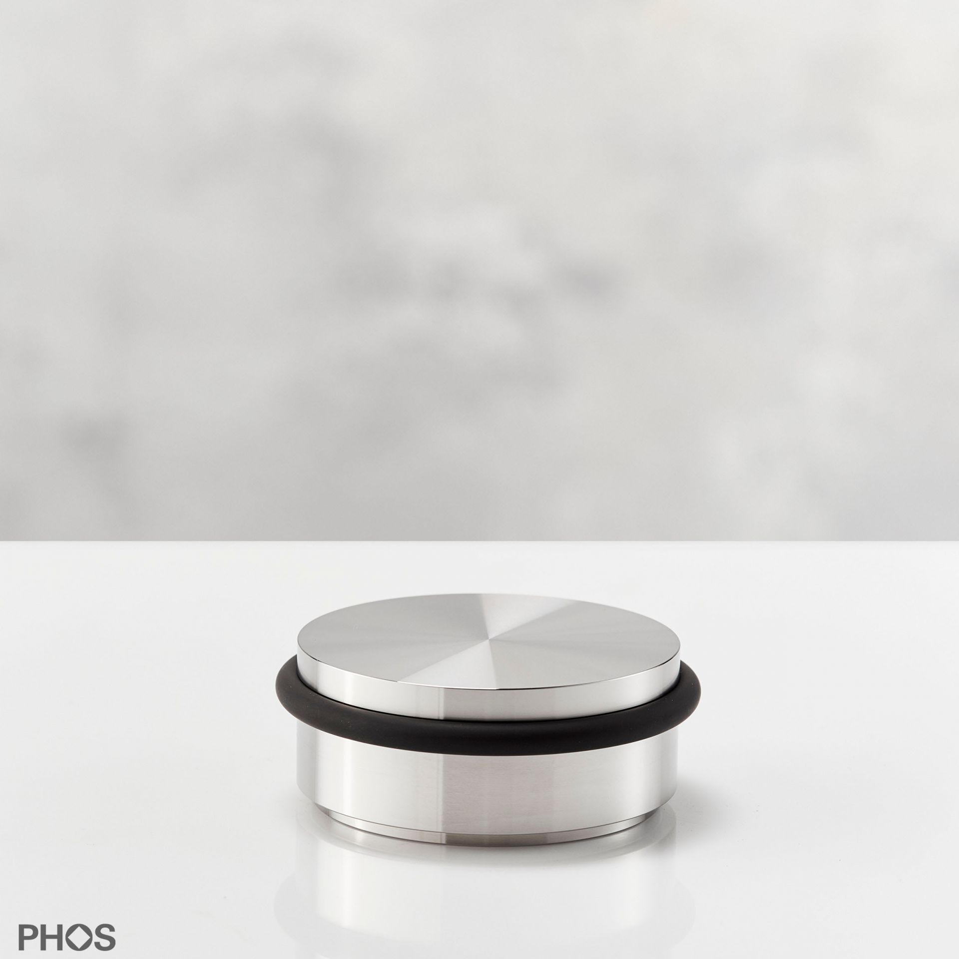 TSB70-30V Дверной стопор нижний, привинченный, ø70 мм, высота 3 см. PHOS 