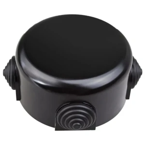 Распределительная коробка открытая Electraline R1-523-23-K D90x45 мм IP20 4 ввода цвет черный 89255196 STLM-2049274