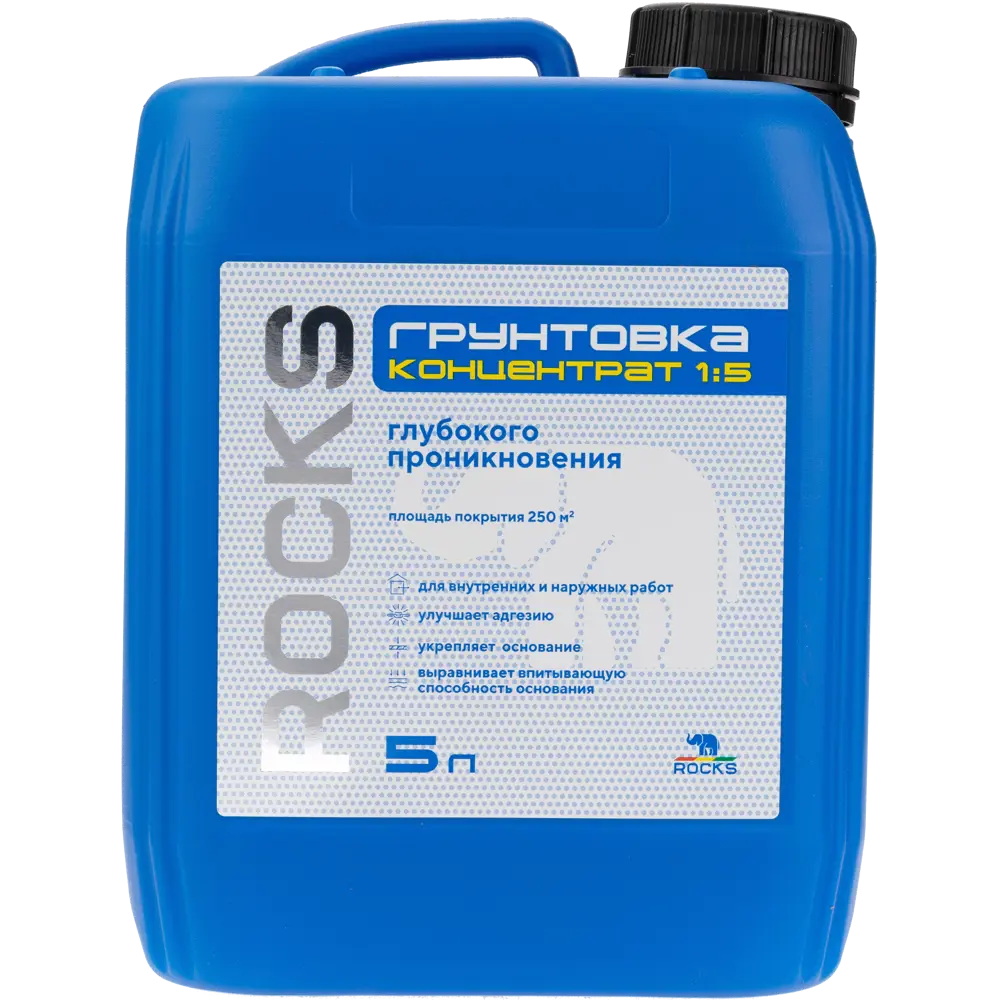 Грунт-концентрат глубокого проникновения Rocks 5 л STLM-2047907