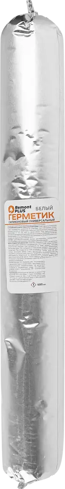 86408715 Герметик силиконовый Remont PLUS универсальный уксусный белый 600 мл STLM-0068813
