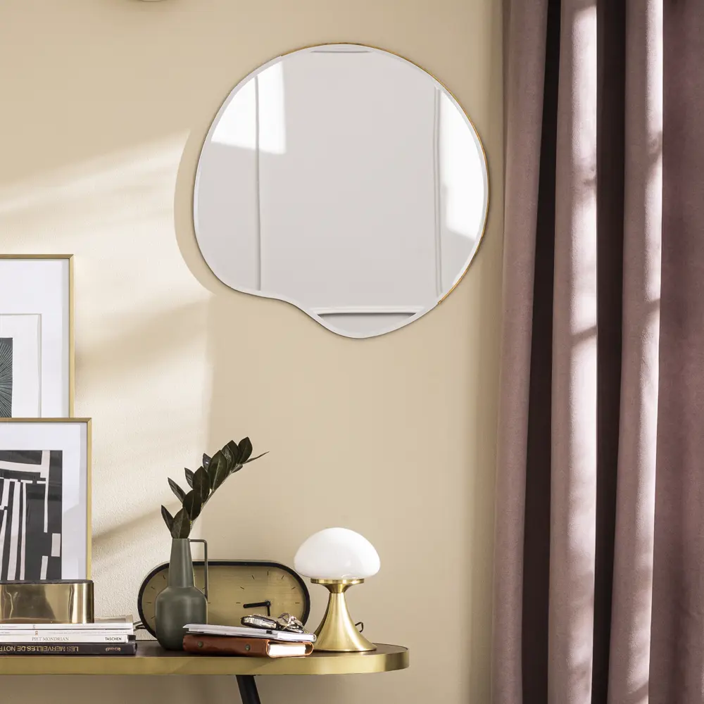 Зеркало Inspire Farol Brass: золотой акцент для ванной 86484837