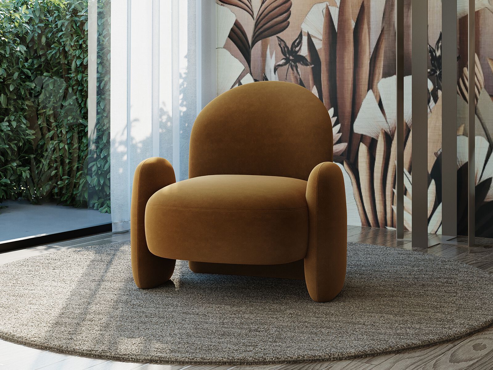 Тканевое кресло ANA ROQUE INTERIORS ARCH-00124727 - Вид №1