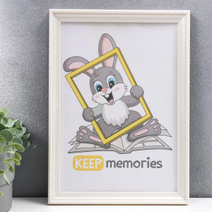 90335237 Рамка 3935909, 21х30 см, пластик, цвет белый Keep memories STLM-0189488 KEEP MEMORIES
