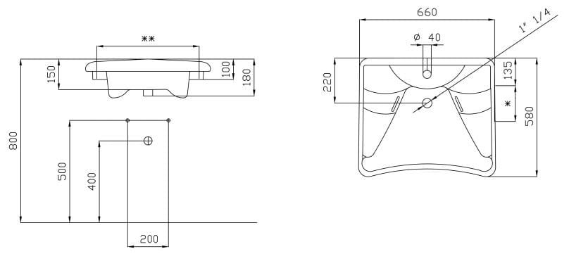 Умывальник из стекла Thermomat Classic ARCH-00055688 - Вид №2