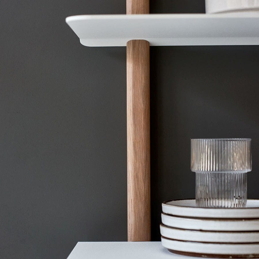 Стальной и деревянный настенный книжный шкаф Gejst Nivo ARCH-00099583 - Вид №2