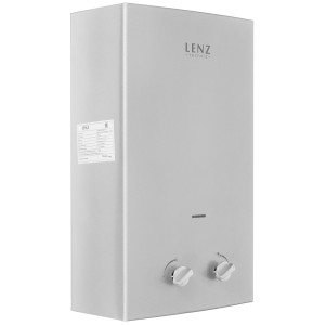 5321841 Водонагреватель газовый Lenz Technic 10L SILVER