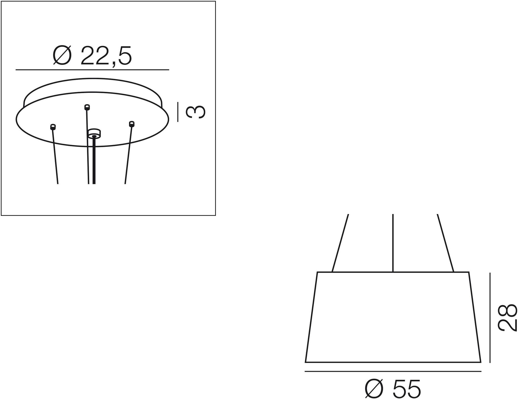 KUNDALINI Подвесной светильник из ткани Tripod sun-id-1417782 - Вид №2