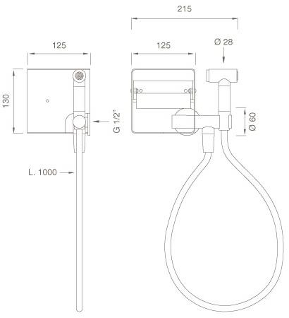 Ceadesign Держатель для туалетной бумаги / гидрограф Idroscopini sun-id-1496541 - Вид №1