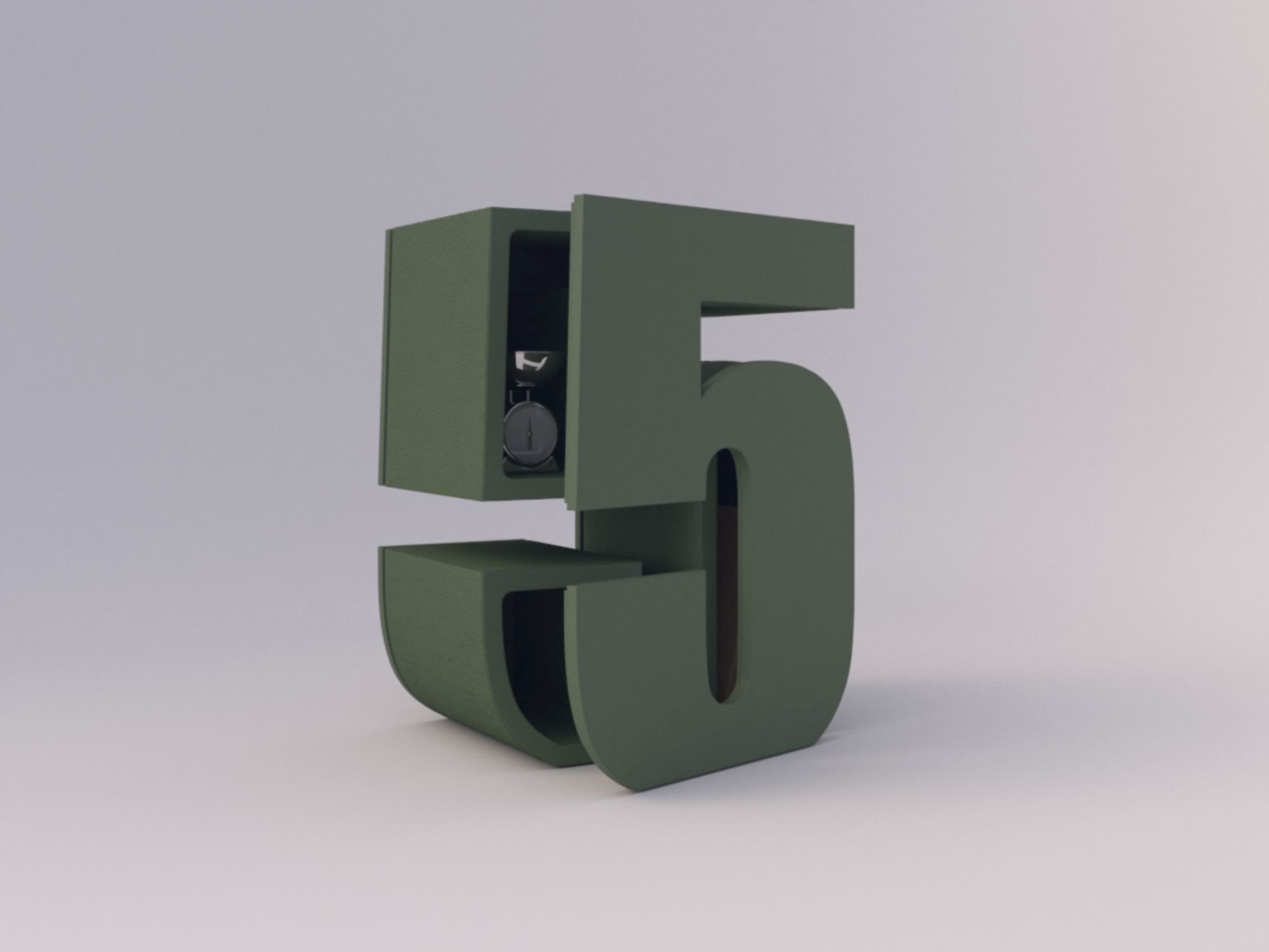 Мебель контейнеры в бетонной конструкции Voltan 555 ARCH-00065661 - Вид №46