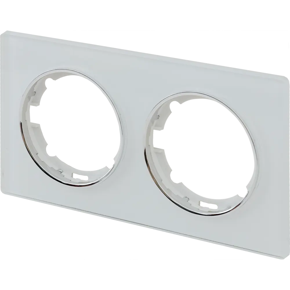 ONEKEYELECTRO - Двойная стеклянная рамка для розеток и выключателей в современном стиле 82838522 Florence STLM-0036853 - Вид №2