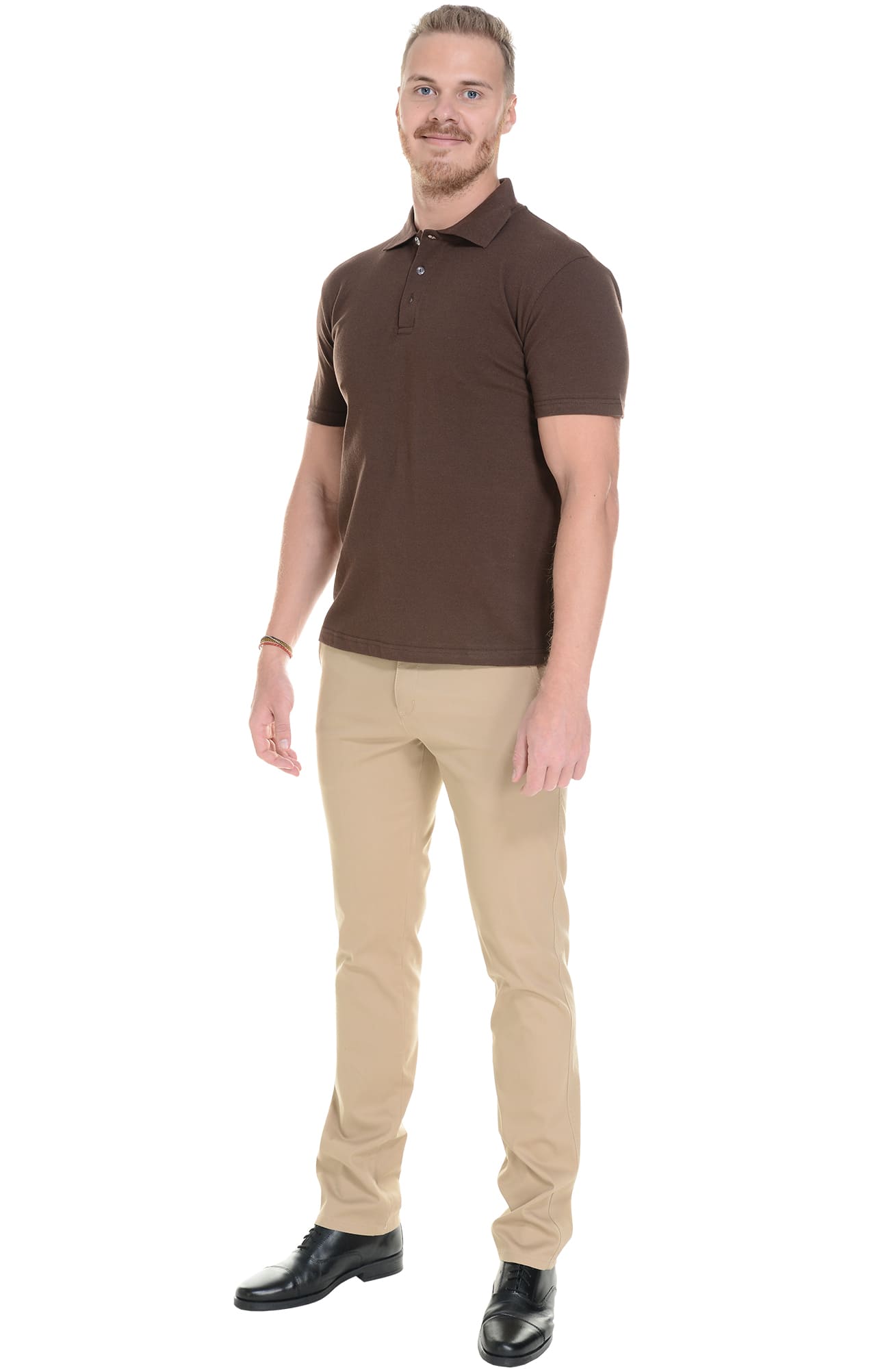 68258 Брюки  мужские beige (бежевые) El-Risto  Одежда для официантов  размер 46/182-188  - Вид №6