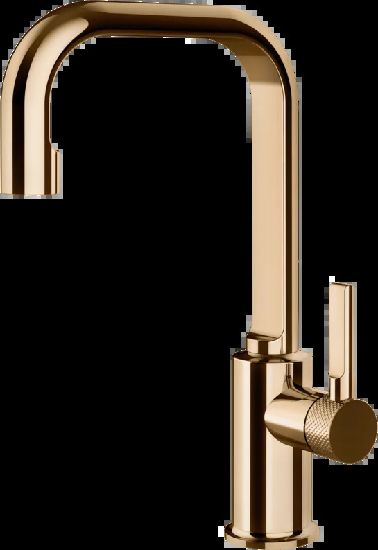 Смеситель для умывальника 58006 735 Gessi Inciso ТЕПЛАЯ БРОНЗА PVD