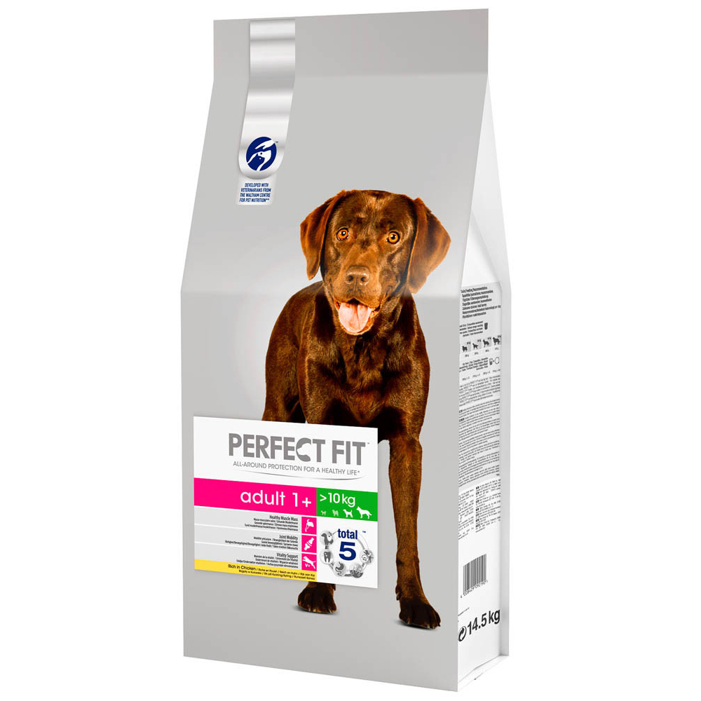 ПР0042257 Корм для собак для средних и крупных пород, курица сух. 14,5кг Perfect Fit 