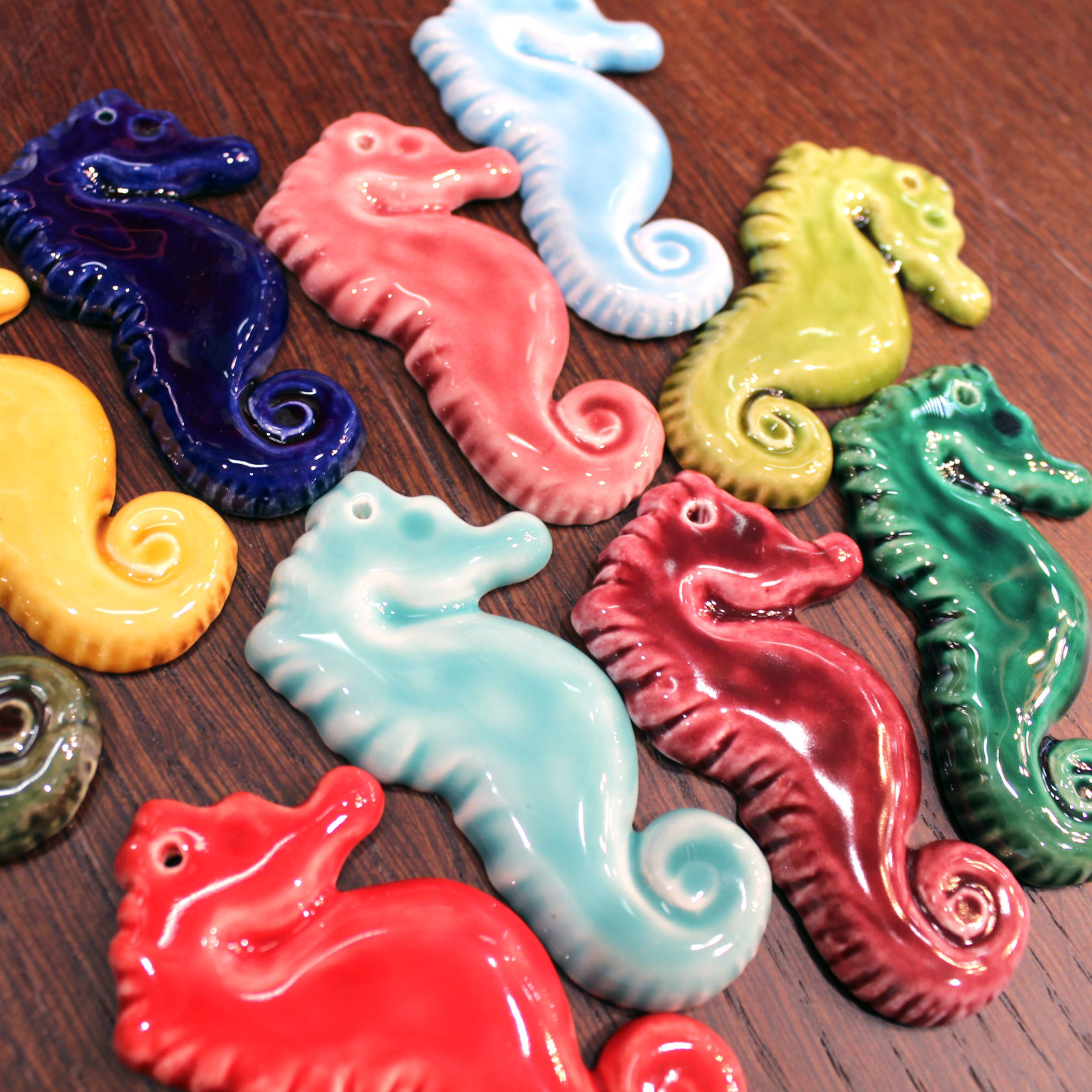 Елочная игрушка «Морской конек» PROVANSFAIENCE sun-id-994648 - Вид №1