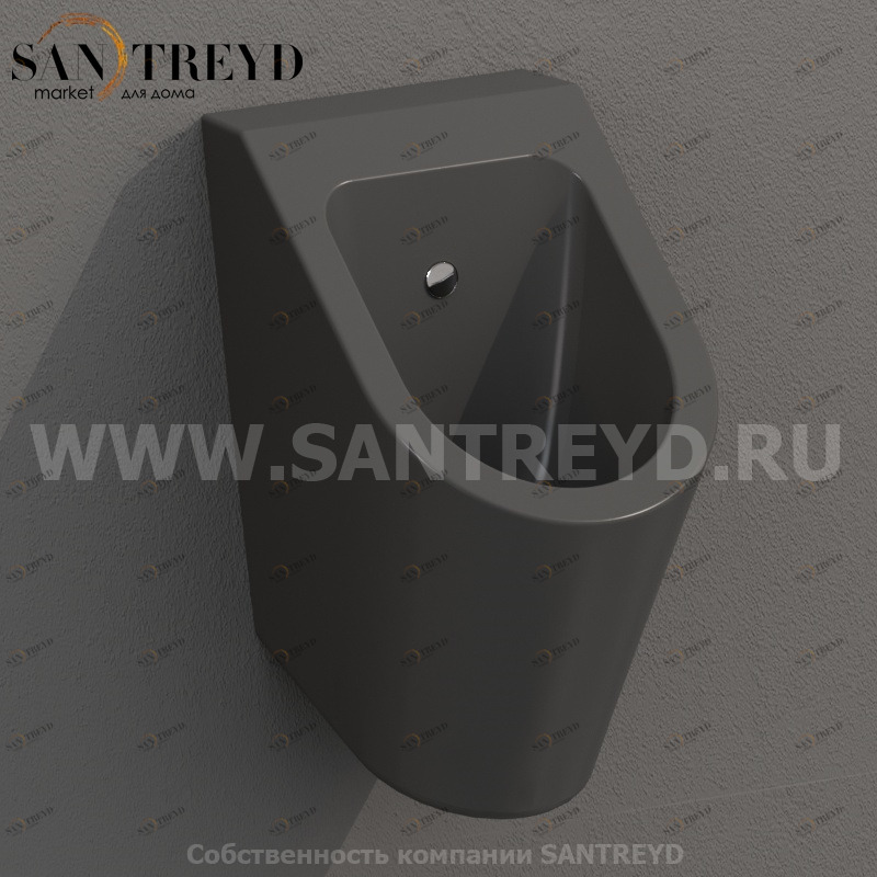 FO029SK Настенный писсуар, уринал с мушкой Ceramica Globo FORTY3