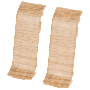 Соединитель для плинтуса «Дуб Мадура», высота 58 мм, 2 шт.