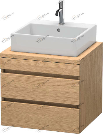 DS531505252 Тумбочка для консоли DuraStyle #DS5315 600 x 548 мм Европейский дуб, декор Duravit
