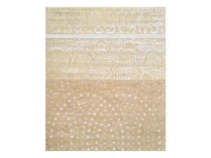 Ковер ручной работы из шерсти и шелка