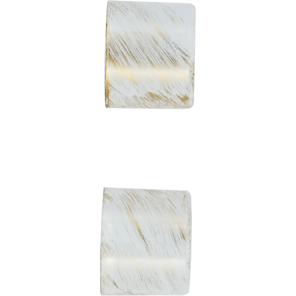 Наконечник-заглушка Orbis, металл, цвет античный белый, 2 шт STLM-2118272