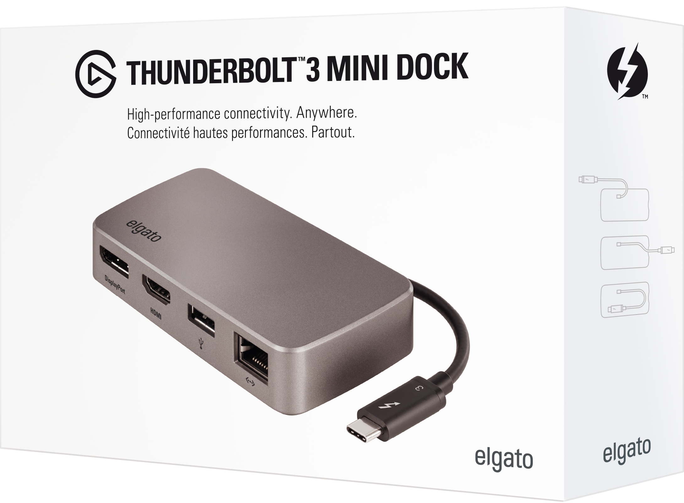 10DAB9901 Док-станция thunderbolt 3 mini dock Elgato Santreyd  - Вид №6