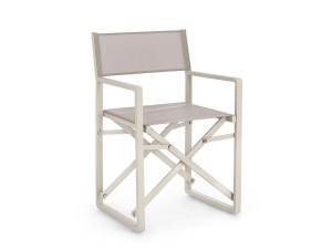 Алюминиевый складной стул с подлокотниками