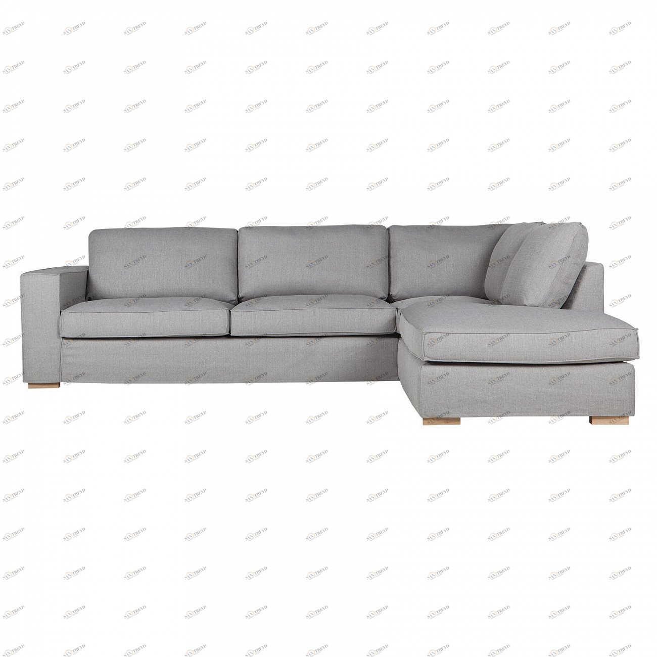 Диван угловой голубой Abbe SITS ДИЗАЙНЕРСКИЕ, ABBE 191848 Голубой 