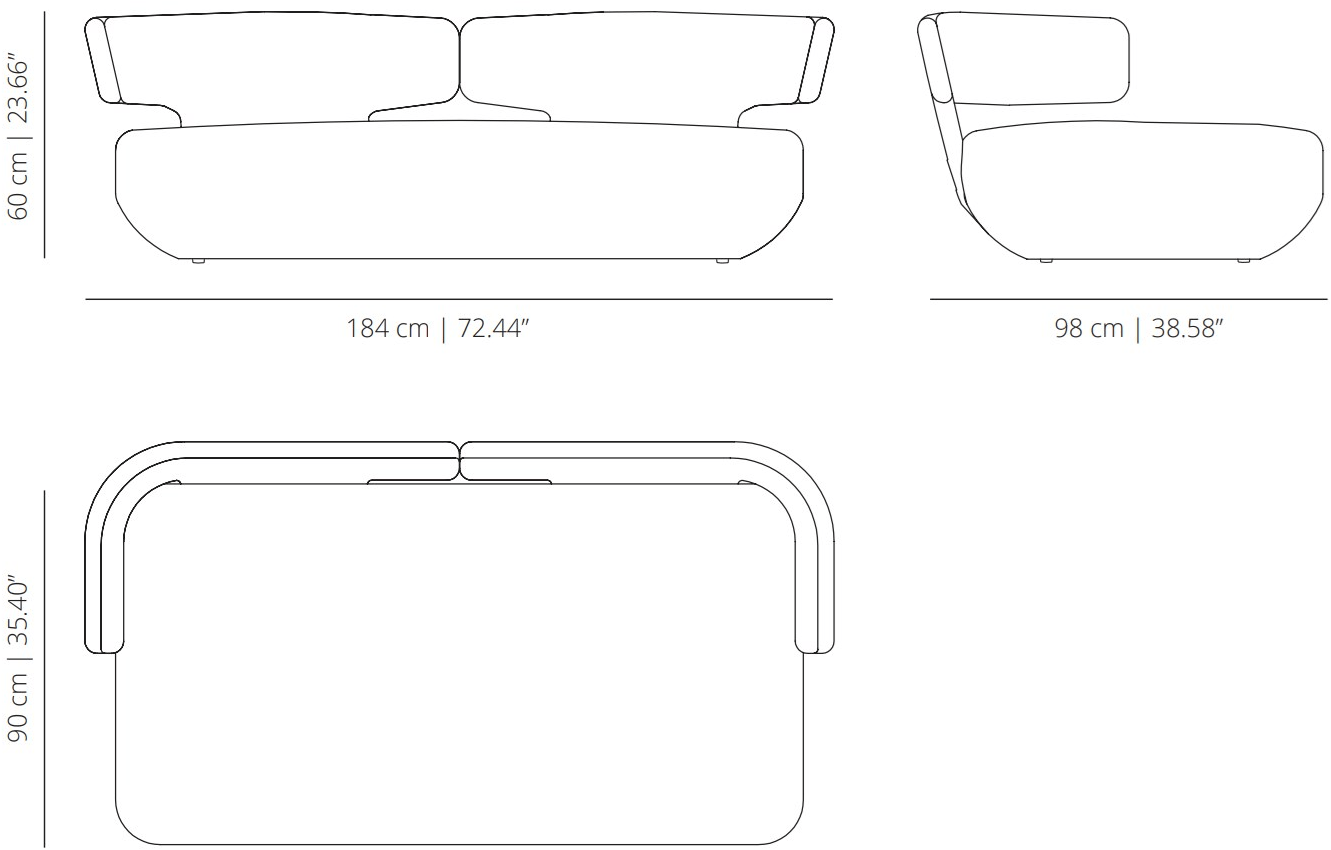 Viccarbe Модульный диван Levitt sun-id-1454811 - Вид №10