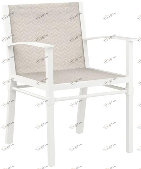 JANUS et Cie Садовый стул из алюминия с подлокотниками Palmia sun-id-1394660