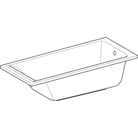 554.303.01.1 Прямоугольная ванна Geberit Renova Plan Geberit  - Вид №11