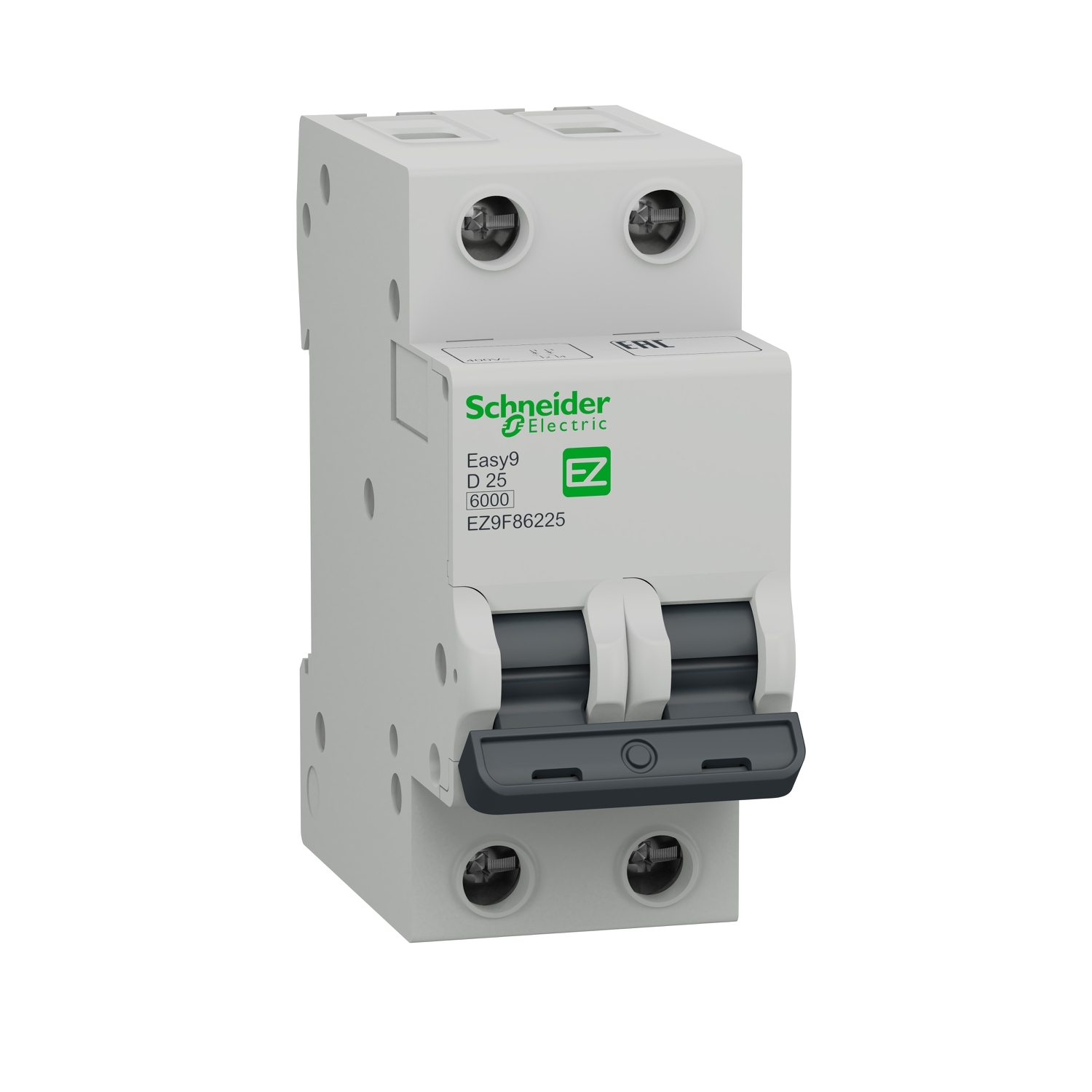 EZ9F86225 Автоматический выключатель 2P 25А (D) 6кА Schneider Electric Easy9 