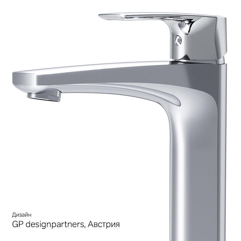 F90A92000 смеситель для умывальника высокий хром шт. AM.PM Gem - Вид №6