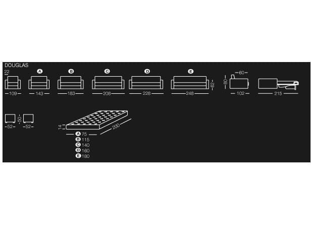 Двуспальный диван-кровать из ткани Milano Bedding ARCH-00077842 - Вид №4
