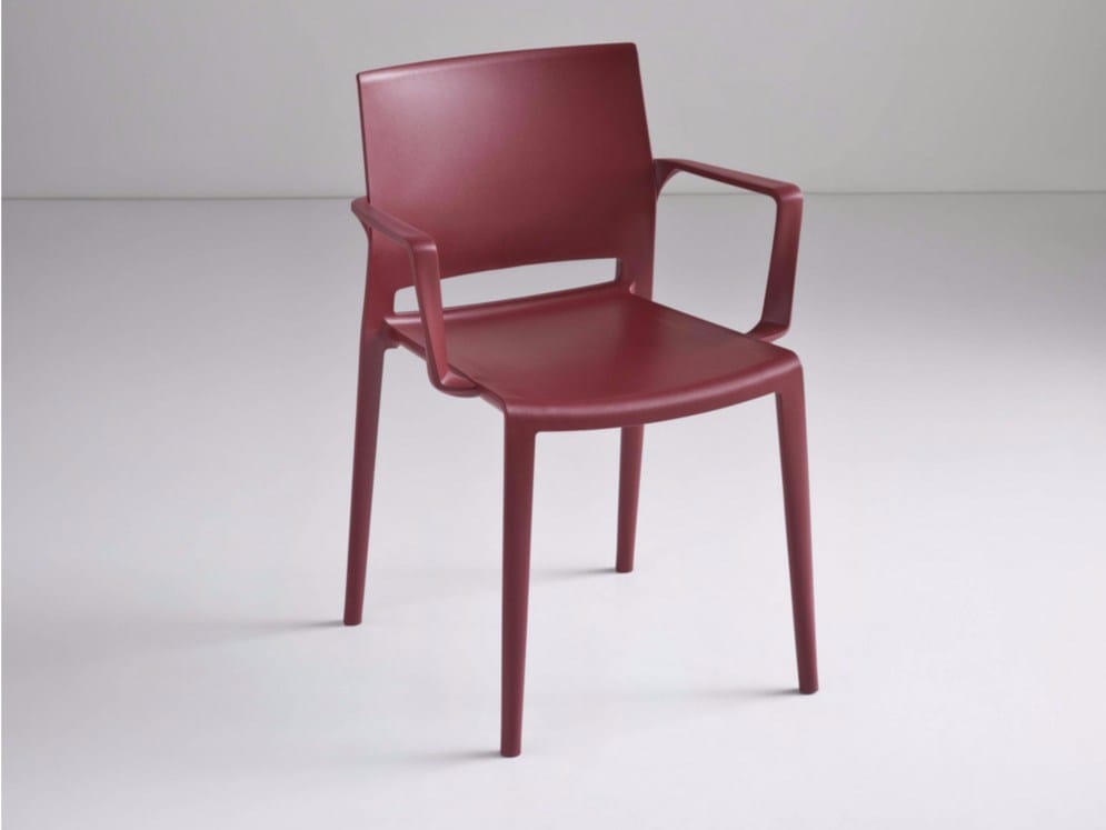 Штабелируемый стул из инженерного пластика с подлокотниками GABER Bakhita ARCH-00068158 - Вид №7