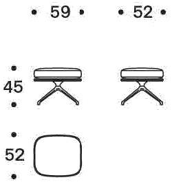 Saba Italia Мягкая подножка с 4 спицами Sunset sun-id-1399021 - Вид №7