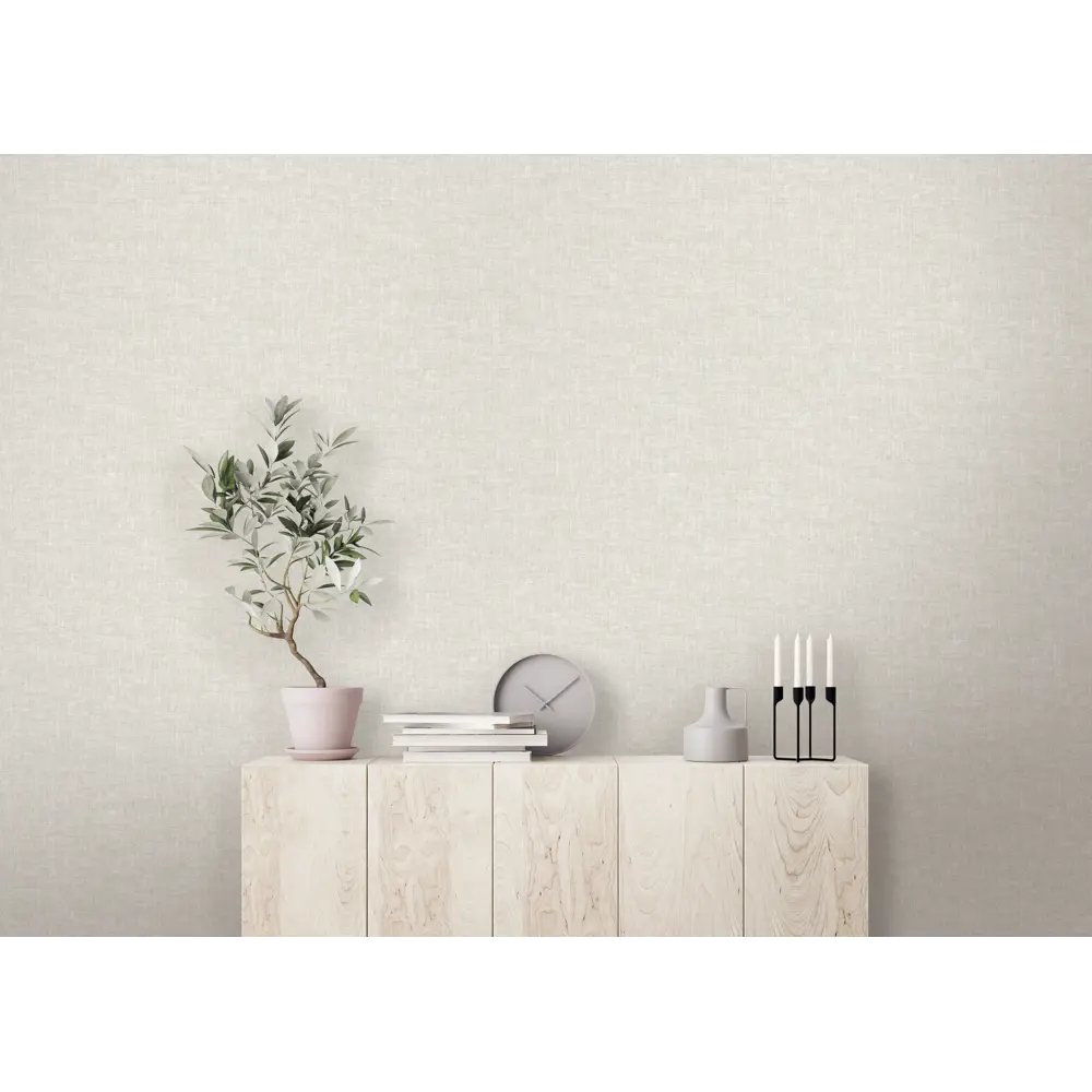 Обои флизелиновые Accento Camomilla кремовые 1.06 м 283692 SOLO STLM-2189754 - Вид №2