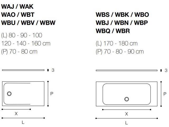 FALPER Прямоугольный душевой поддон из ceramilux® sun-id-1507739 - Вид №3