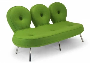 Adrenalina 3-х местный диван с огнестойкой обивкой Olo