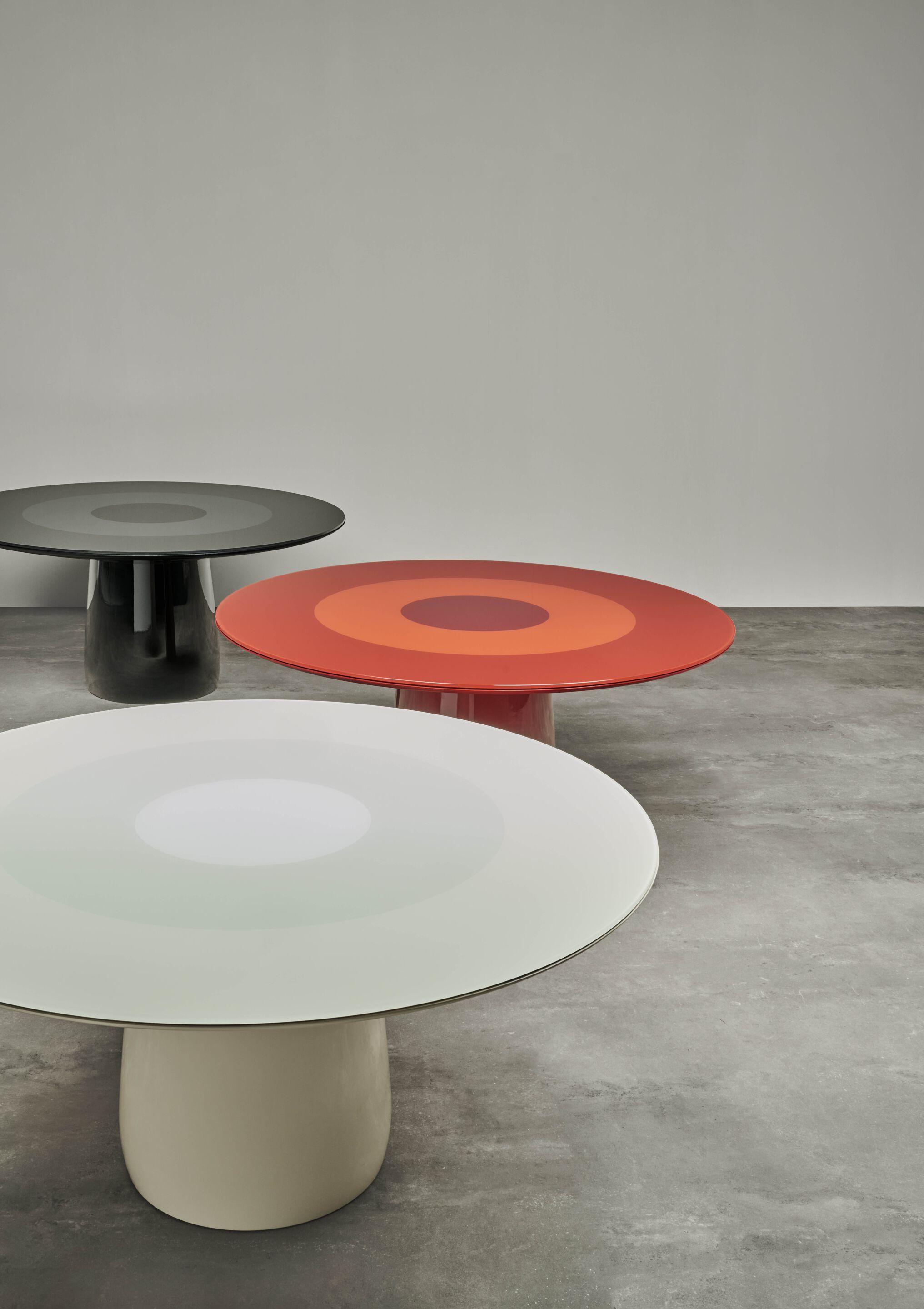 Круглый обеденный стол с хрустальной столешницей BALERI ITALIA ROUNDEL ARCH-00120428 - Вид №9