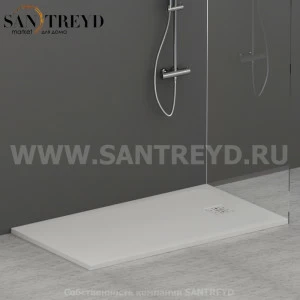 DP14080501 Душевой поддон 140х80 см цвет Белый бархат Globo DOCCIAPIETRA Италия