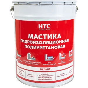Мастика гидроизоляционная полиуретановая HTC 25 кг цвет белый 84783426 STLM-2185165