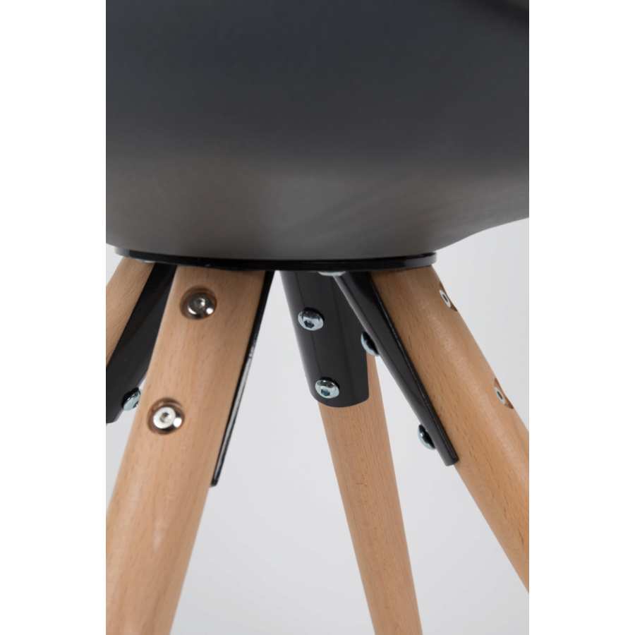 Стул Tryck темно-серый White Label Living 1100279 - Вид №10