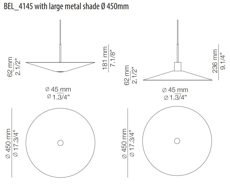 Металлический светодиодный подвесной светильник Estiluz Belt ARCH-00105269 - Вид №17