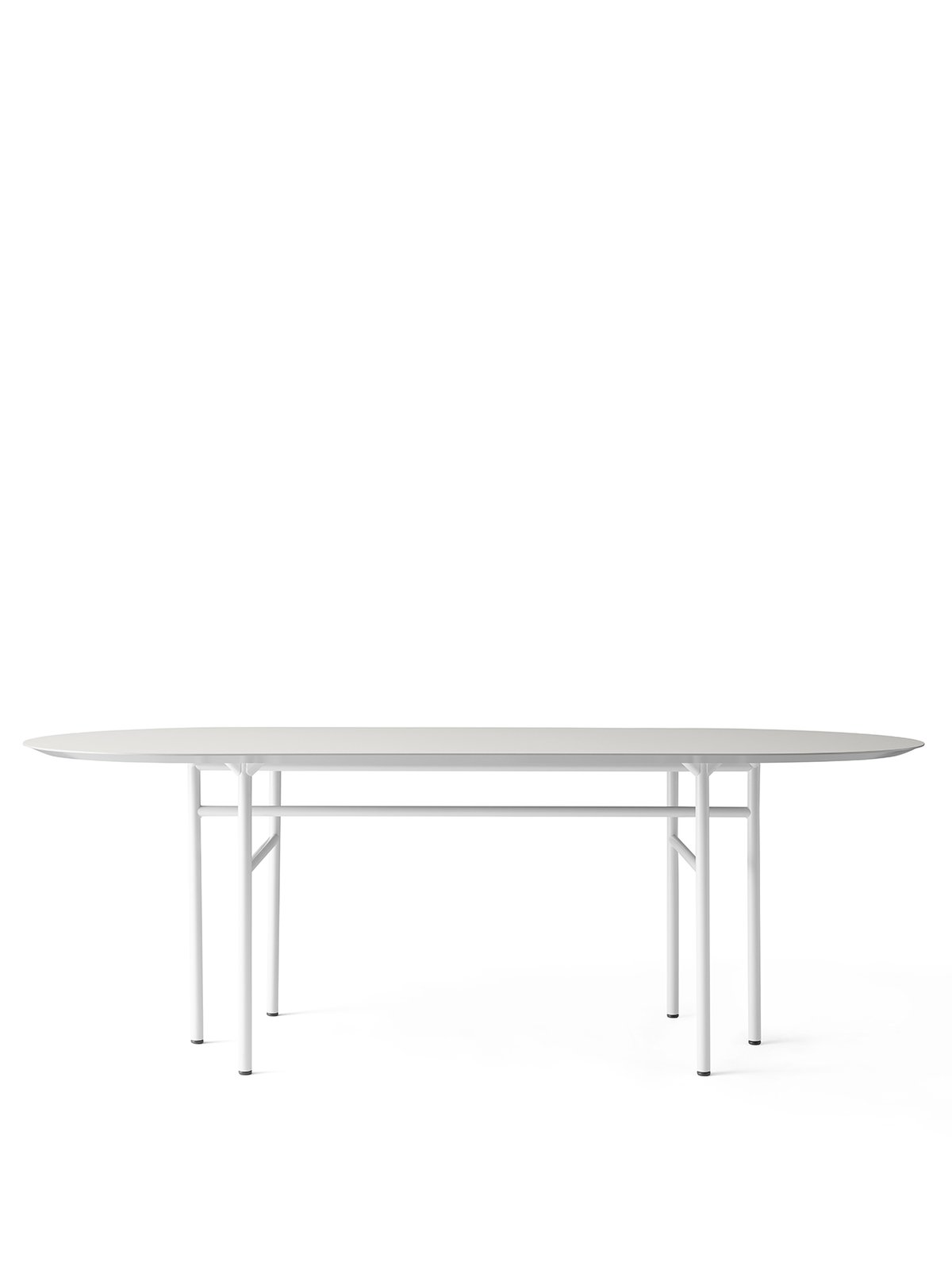 1151689 MENU Овальный стол Snaregade Светло-серый | Грибной линолеум 