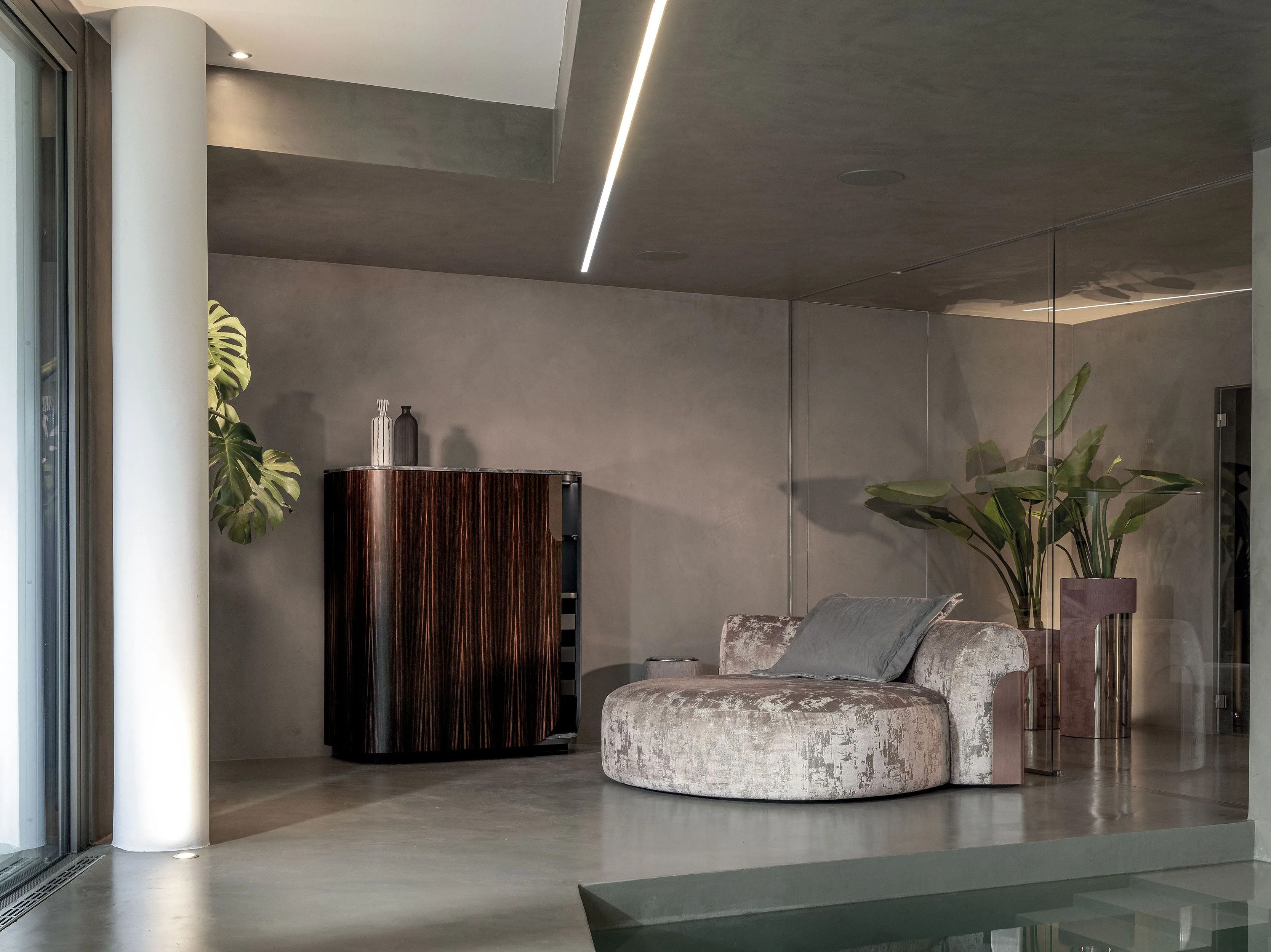 2-местный тканевый диван Longhi Blooming ARCH-00079565 - Вид №2