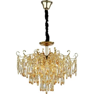 Подвесная люстра Stilfort Susana 1037/03/06P STILFORT ДИЗАЙНЕРСКИЕ, SUSANA 00-3888517 Золото;прозрачный